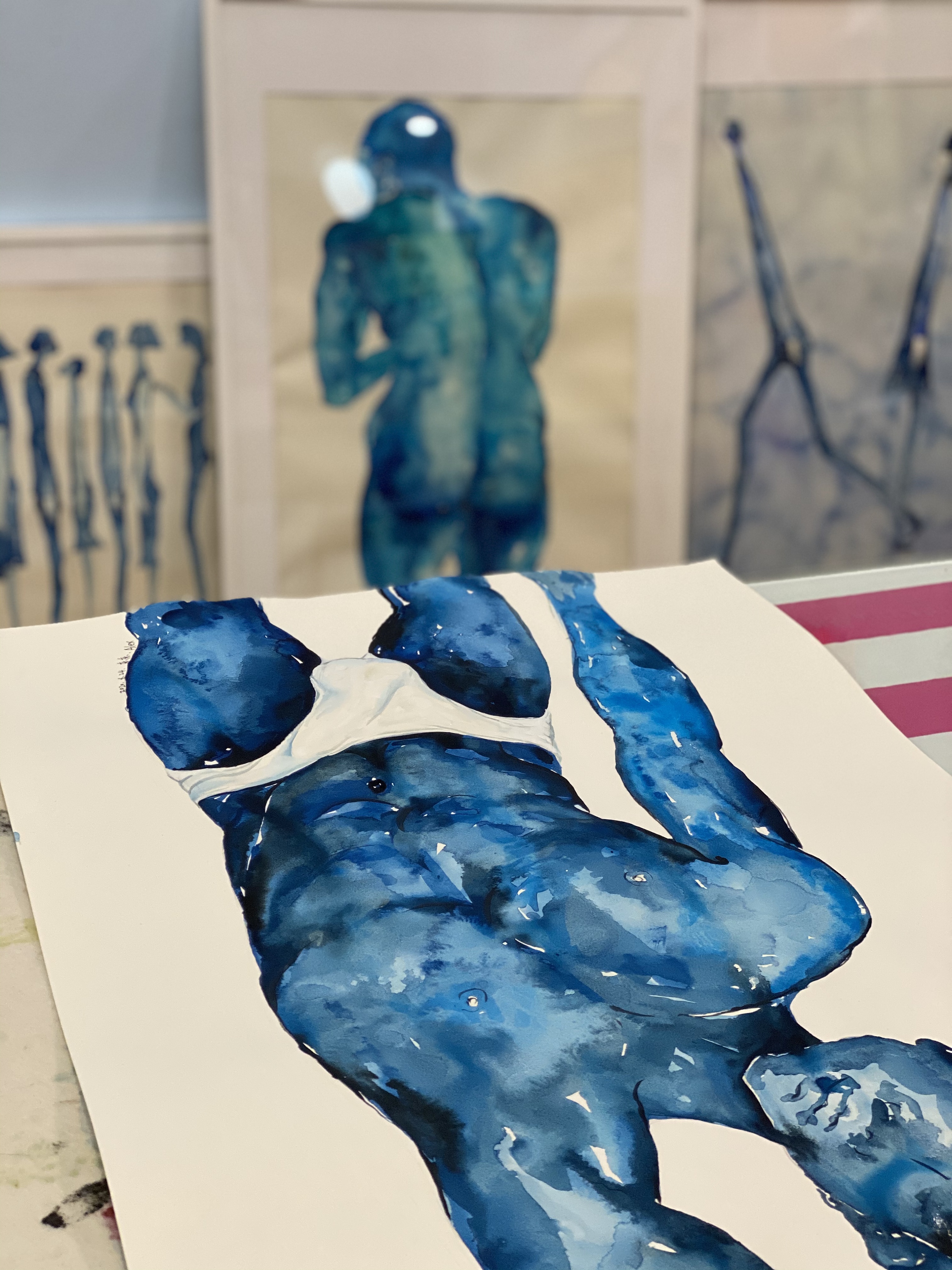 吴子涵2020人体水彩