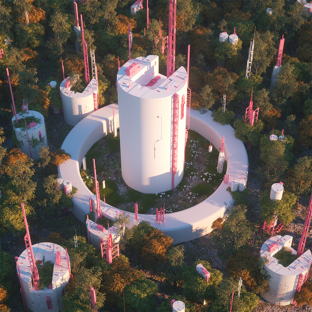 C4D_everydays render-- August 2017（图ZOTAzMDk4NTI=） - 其他三维 - 站酷设计师okianyumi原创素材 - 站酷ZCOOL