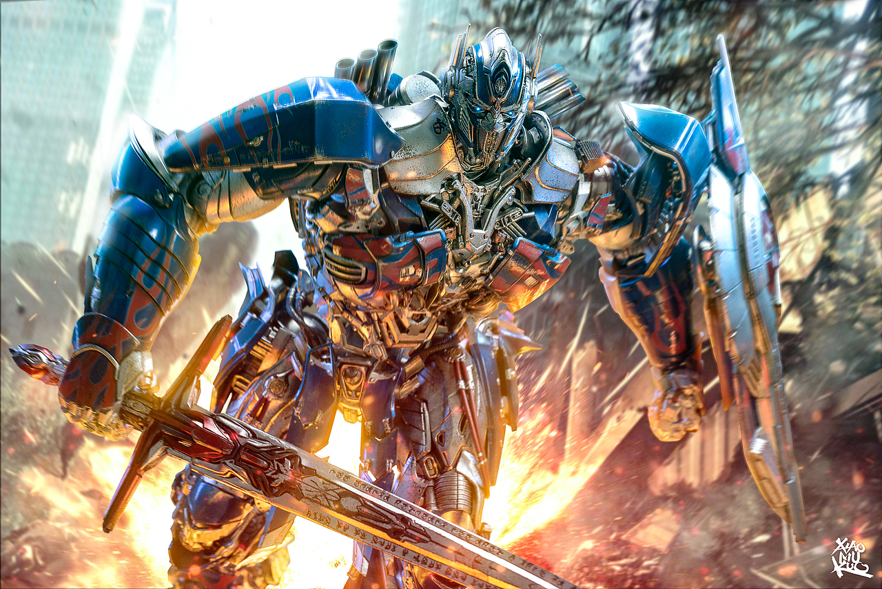 玩具摄影-3a骑士擎天柱_玩具人小木-站酷zcool