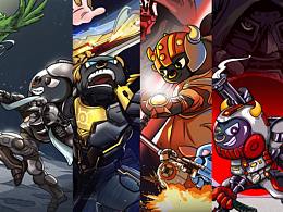 星际大战&王者荣耀xq战队春季赛海报总结