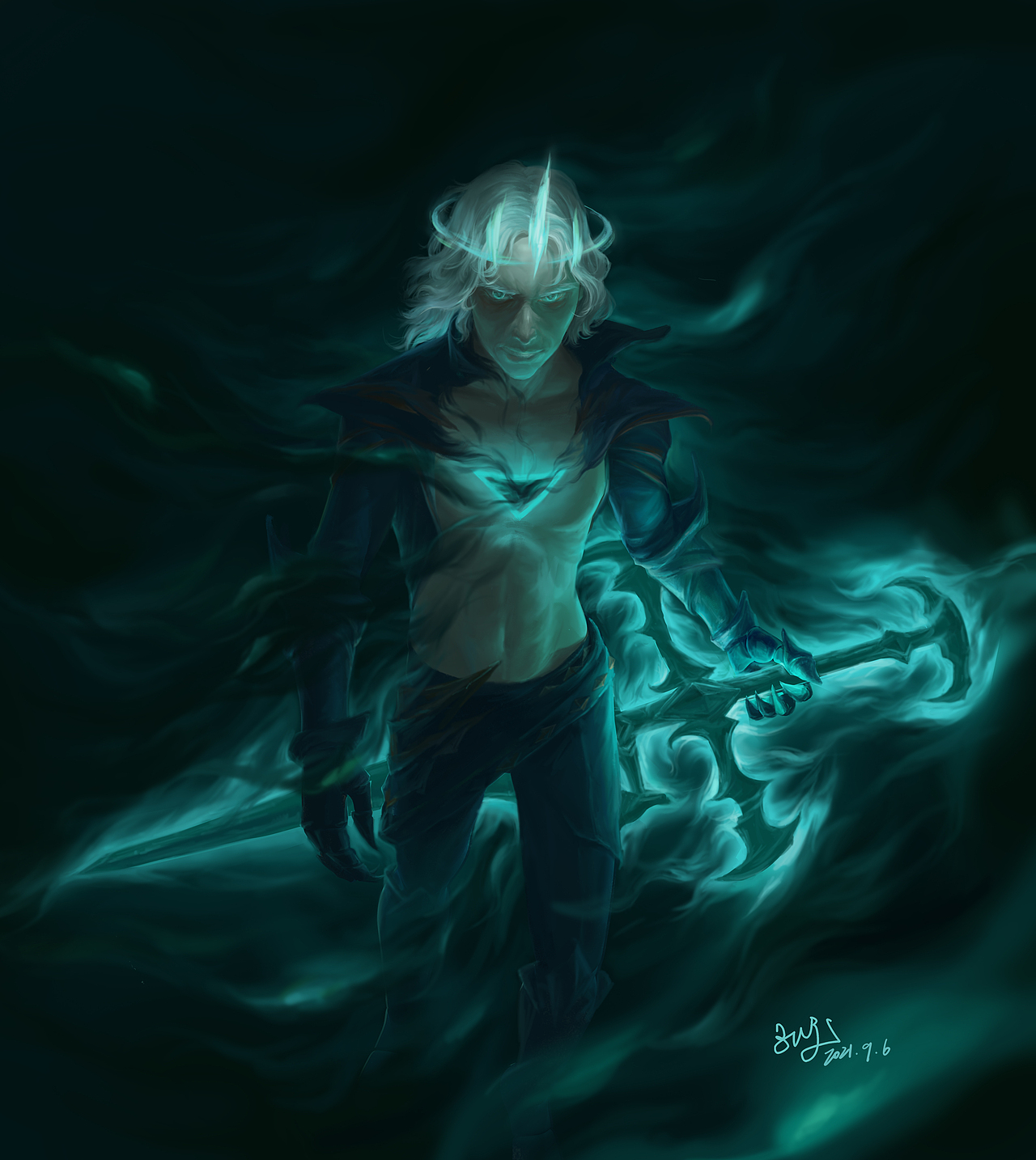 【同人插画】破败之王佛耶戈_安静的瑞恩-站酷zcool