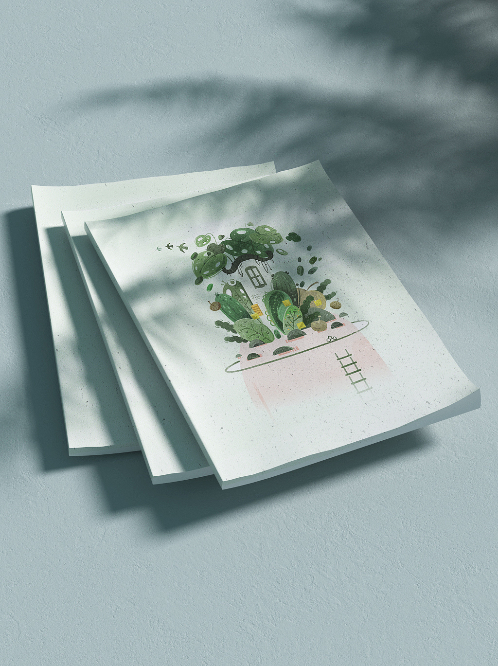 隐秘云中屋（图ZMjY1ODM3NDMy） - 海报 - 站酷设计师王子要对色块负责原创素材 - 站酷ZCOOL