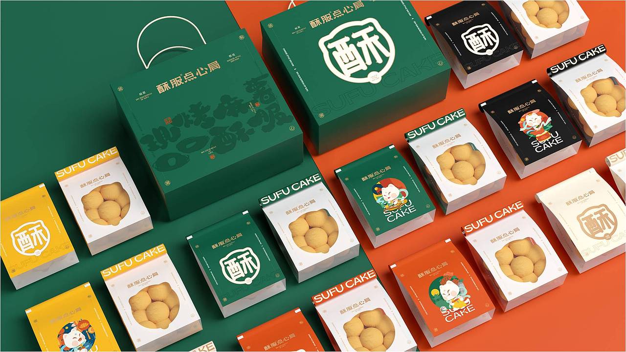 餐饮设计-酥服®点心局（图ZMjc4NTQ0ODg0） - 品牌 - 站酷设计师熊猫创意原创素材 - 站酷ZCOOL