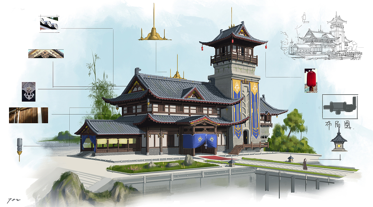 家园|插画|游戏原画|善良的牙齿_原创作品-站酷zcool