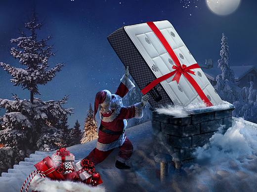 圣诞节家具海报