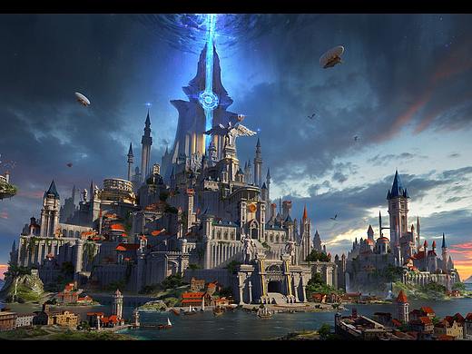 特罗尔城（个人主页-ZNDAwMTk1MDQ=） - 艺术插画 - 站酷设计师LH_01原创素材 - 站酷ZCOOL