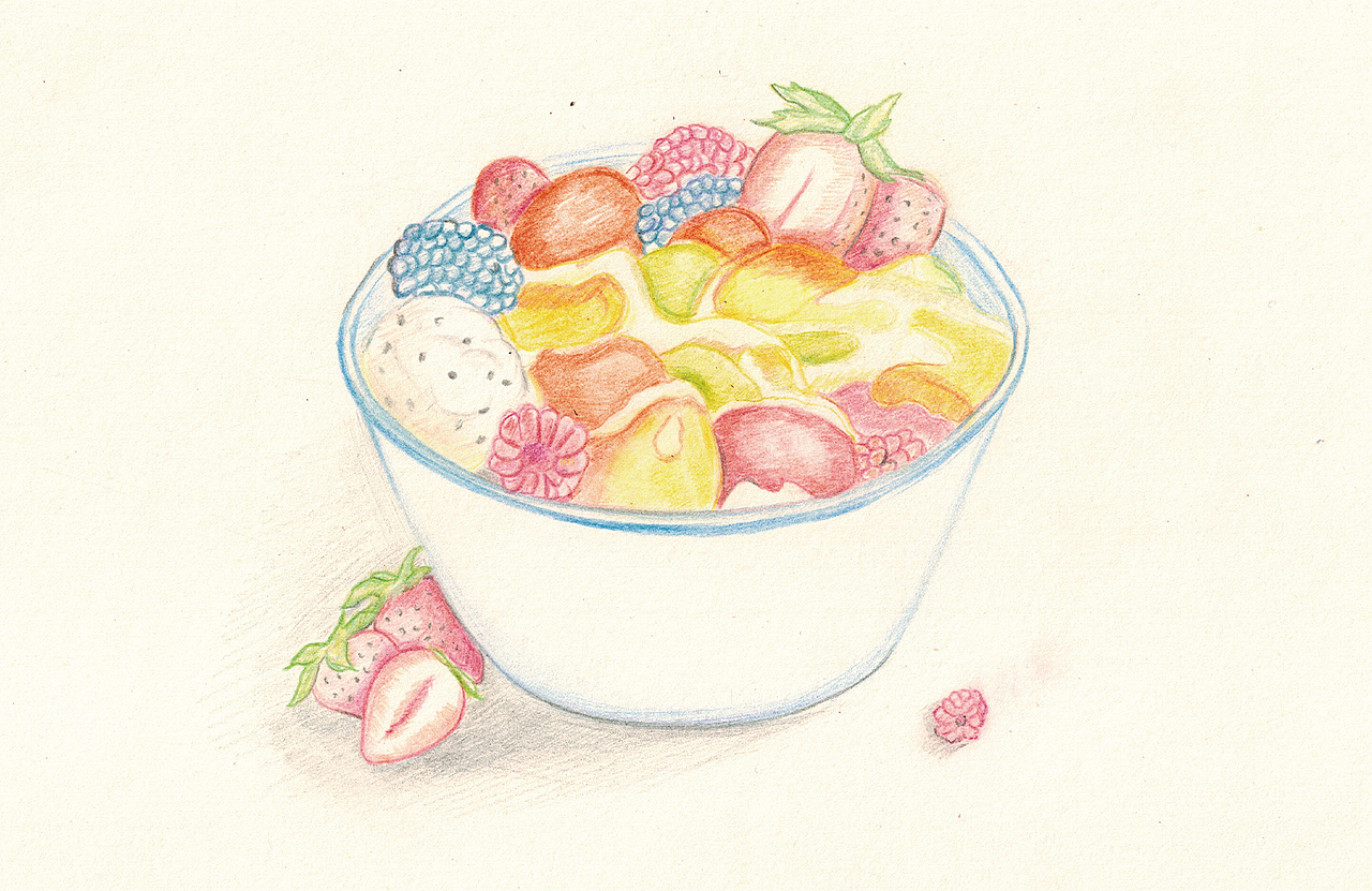 手绘2017美食台历（唯有爱与美食不可辜负）（图ZNzAwMTExNTI=） - 艺术插画 - 站酷设计师小林幸子_sachiko原创素材 - 站酷ZCOOL