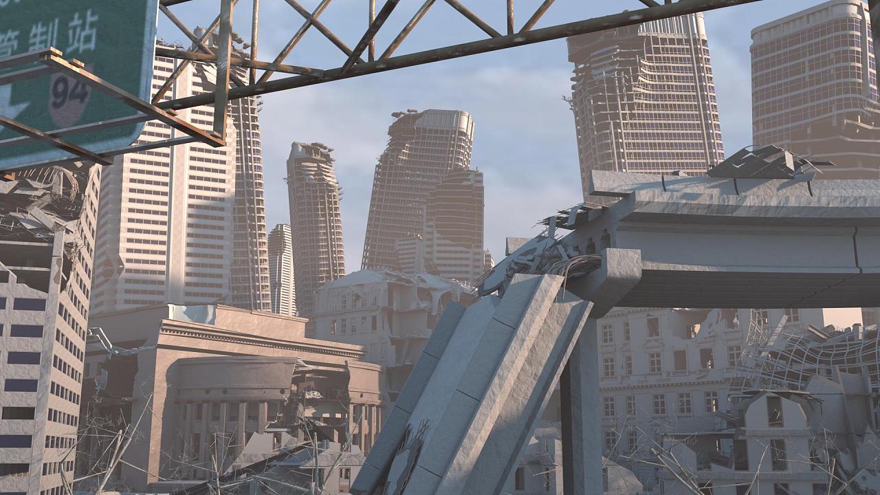 废墟城市|插画|创作习作|北极疯bjf - 原创作品 - 站酷 (zcool)