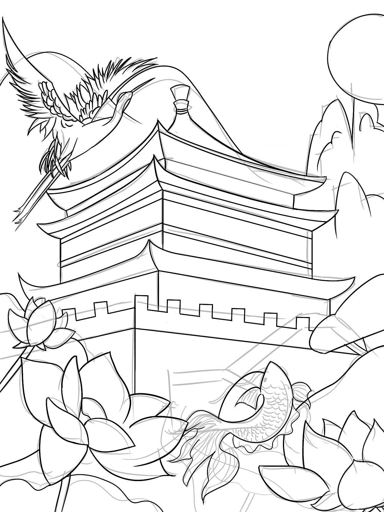 国潮来袭|插画|创作习作|努力增肥的小布丁 - 原创作品 - 站酷 (zcool