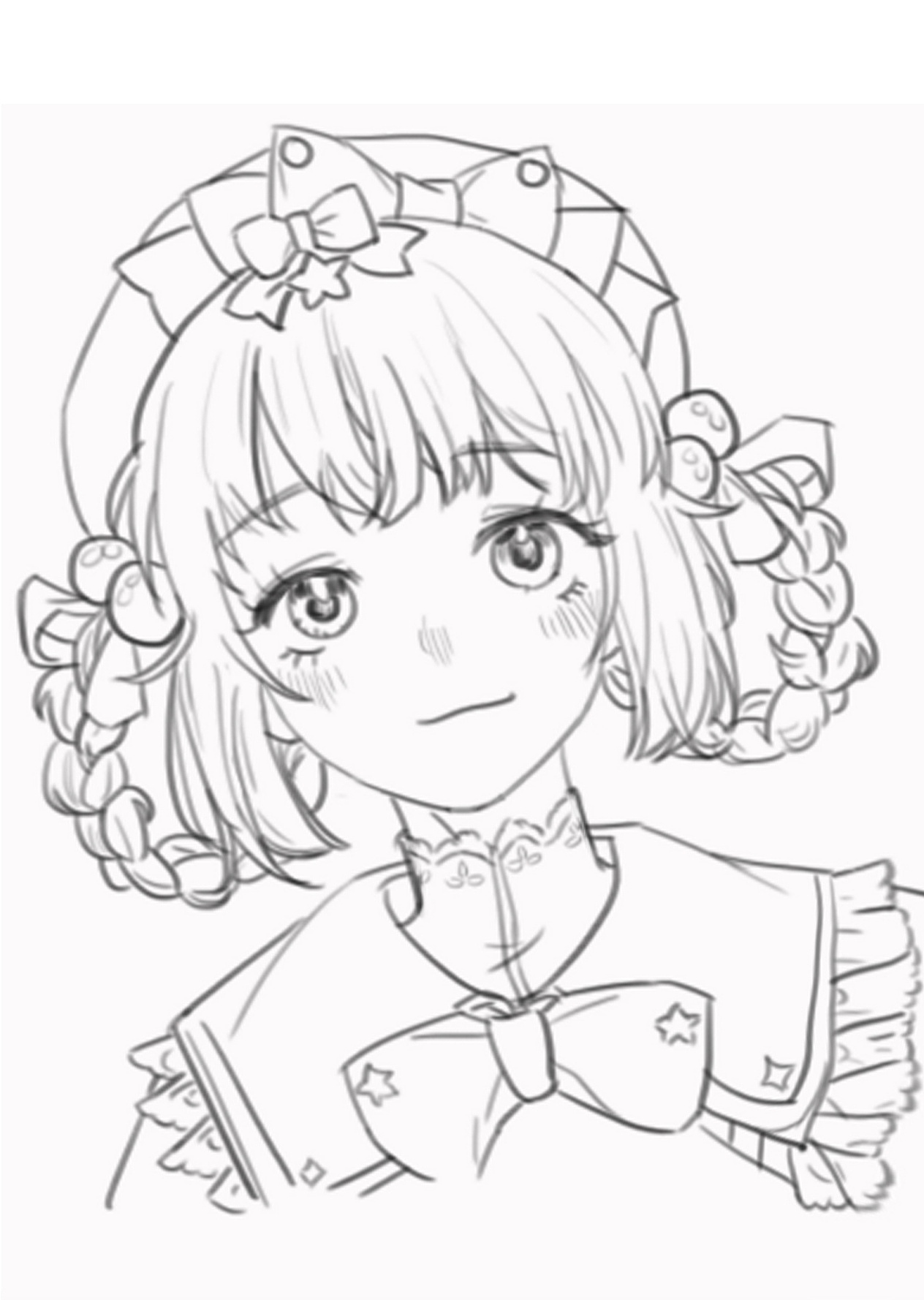 线稿临摹anf摸鱼|动漫|其他动漫|糙汉冄_临摹作品-站酷zcool