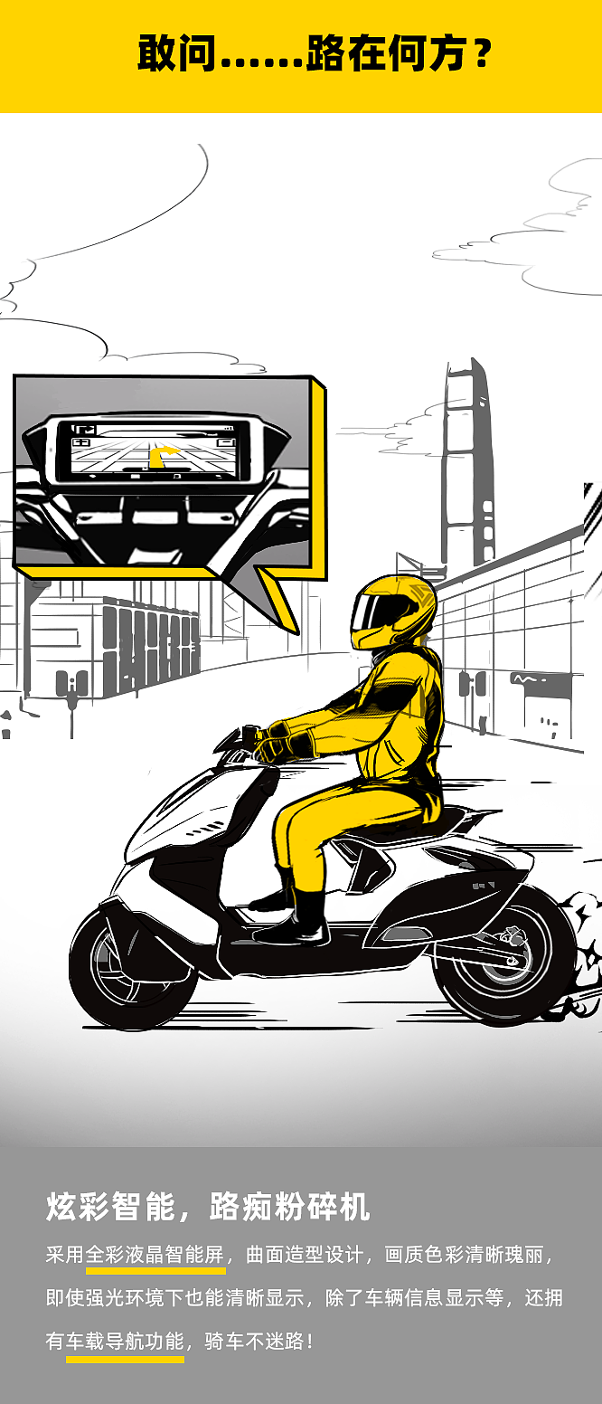 春风动力-zeeho官微漫画长图（图ZMjcyNTExNTE2） - 商业插画 - 站酷设计师羊咩咩yummy原创素材 - 站酷ZCOOL