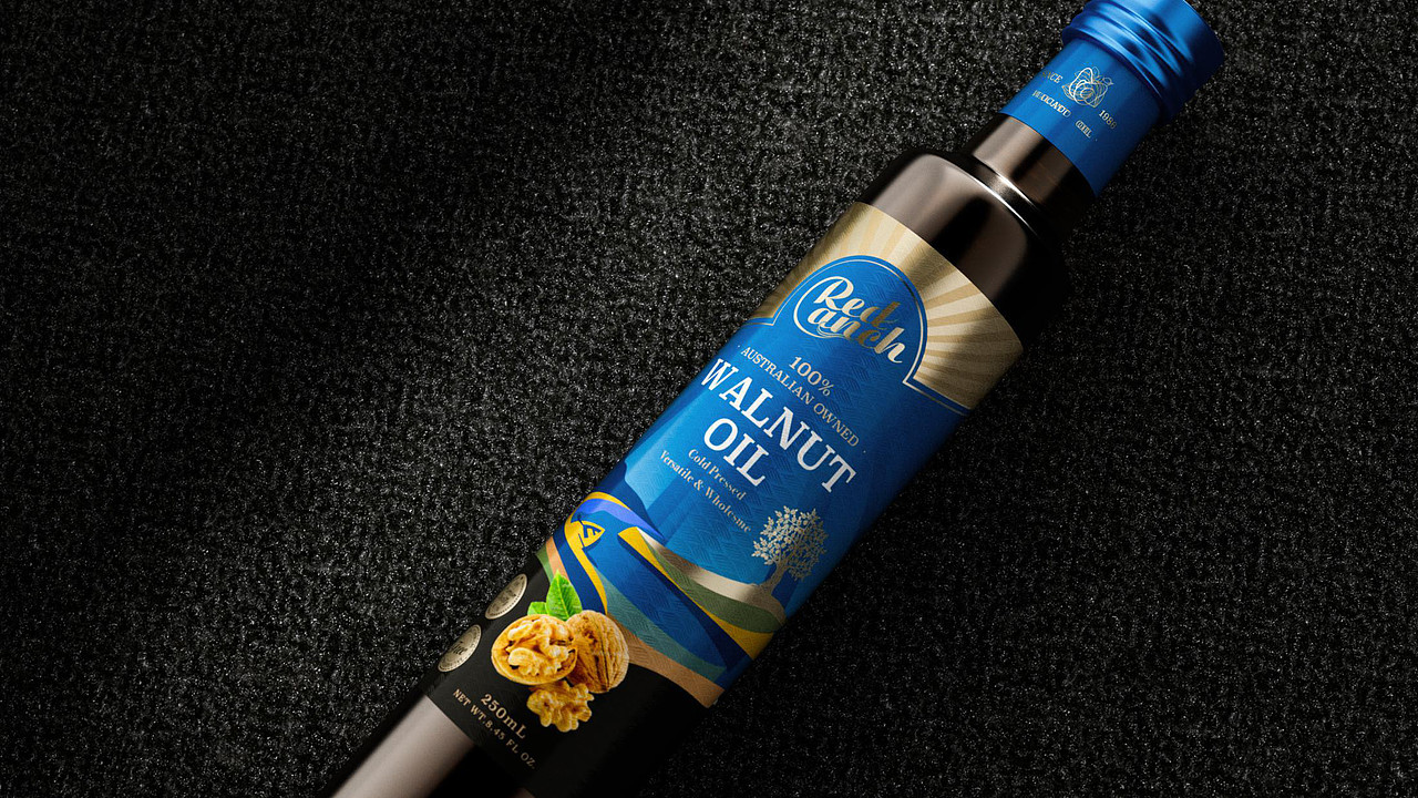 红锚品牌儿童食用油包装设计