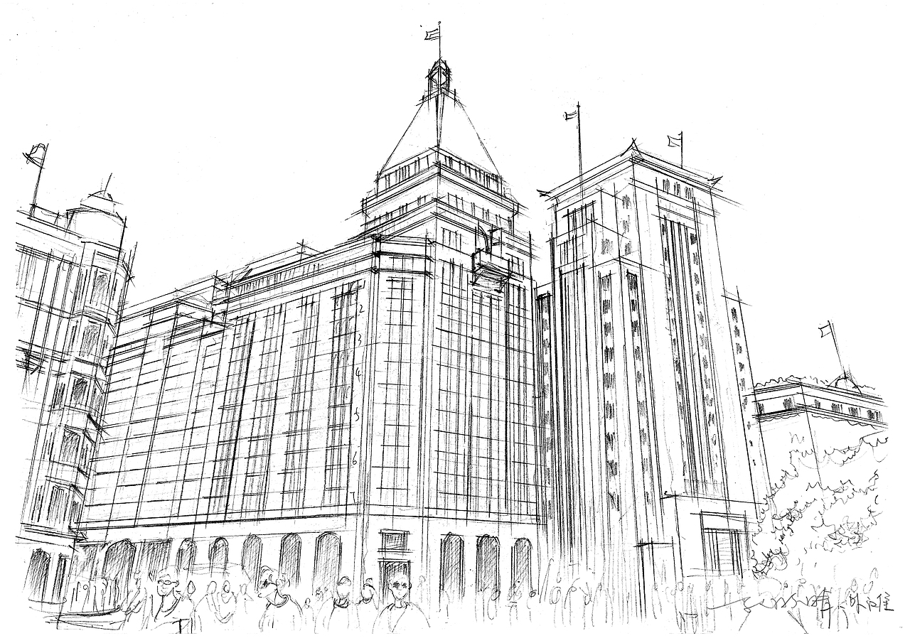 小张：2019-5月华东考察记录｛速写｝（图ZMTgxOTgxODQ4） - 绘画 - 站酷设计师張曉晴原创素材 - 站酷ZCOOL