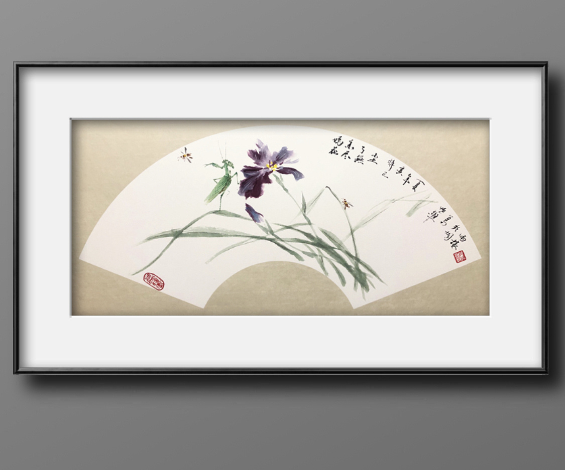 国画扇面小品