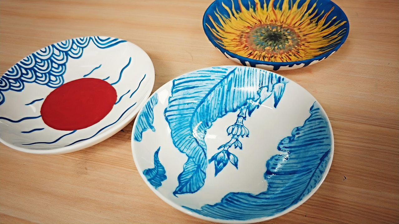 陶艺·釉上彩绘制