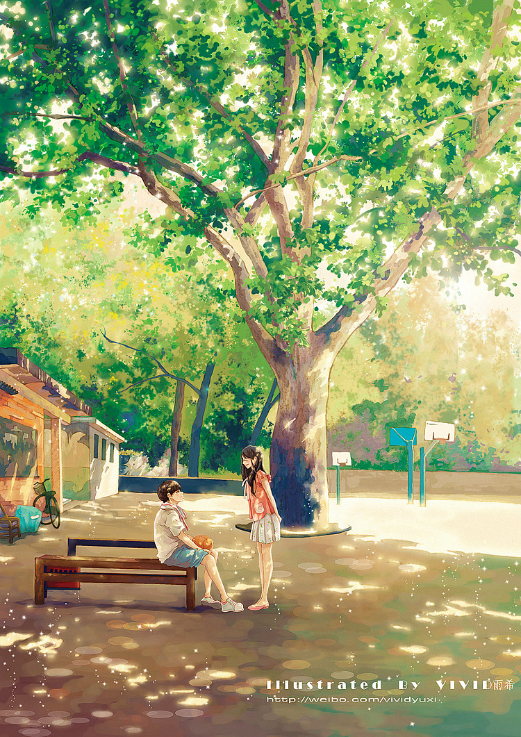 工学部操场|插画|商业插画|vivid雨希 - 原创作品 - 站酷 (zcool)
