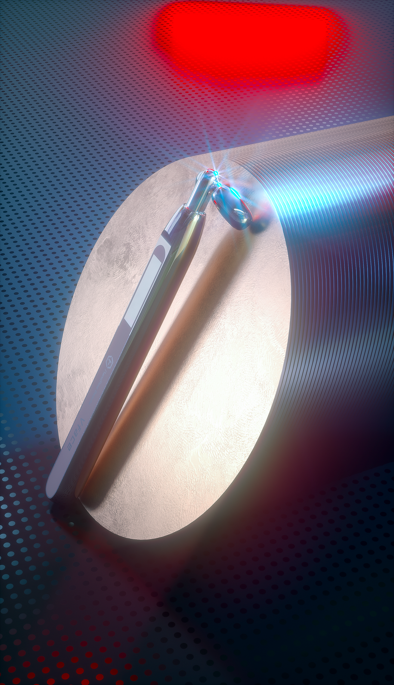 不锈钢金属材质产品场景图渲染