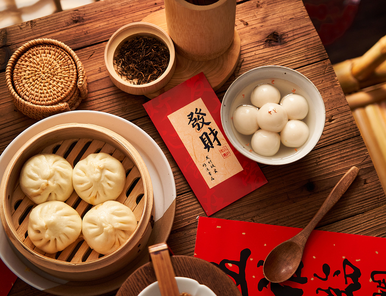 春节之味：汤圆与团圆的甜蜜瞬间（图ZMzU4MTExODYw） - 产品摄影 - 站酷设计师影介文化传媒原创素材 - 站酷ZCOOL