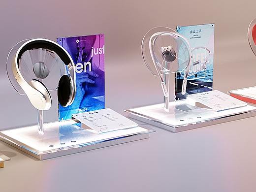 耳机展示道具