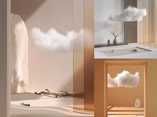 室内的云（个人主页-ZNTUzNjA4Mjg=） - 建筑/空间 - 站酷设计师大关果仁AA原创素材 - 站酷ZCOOL