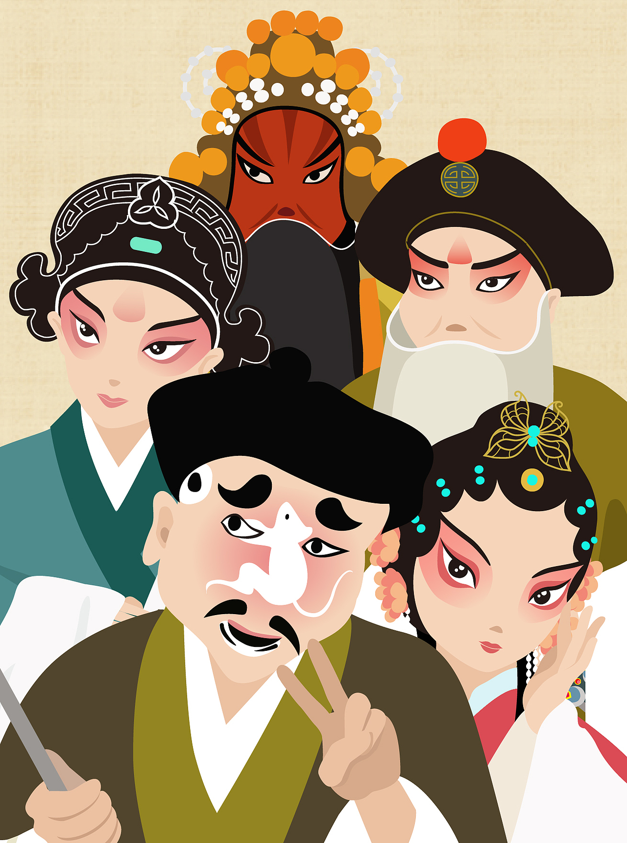 昆曲人物视觉形象设计