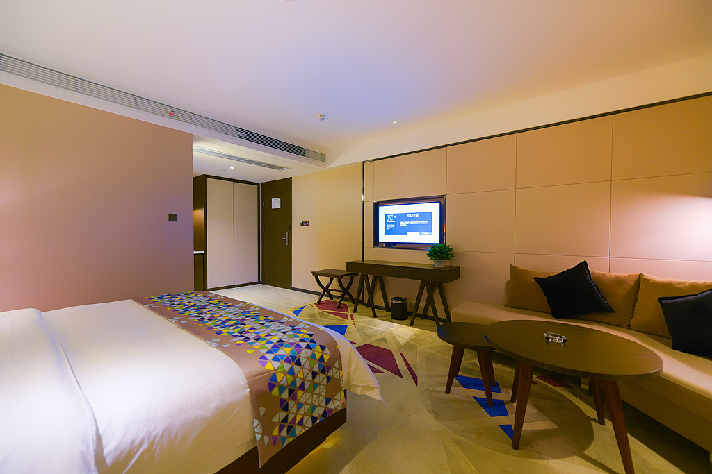 潮漫酒店房间摄影（图ZNTgxMDE3Njg=） - 环境/建筑摄影 - 站酷设计师高川风原创素材 - 站酷ZCOOL