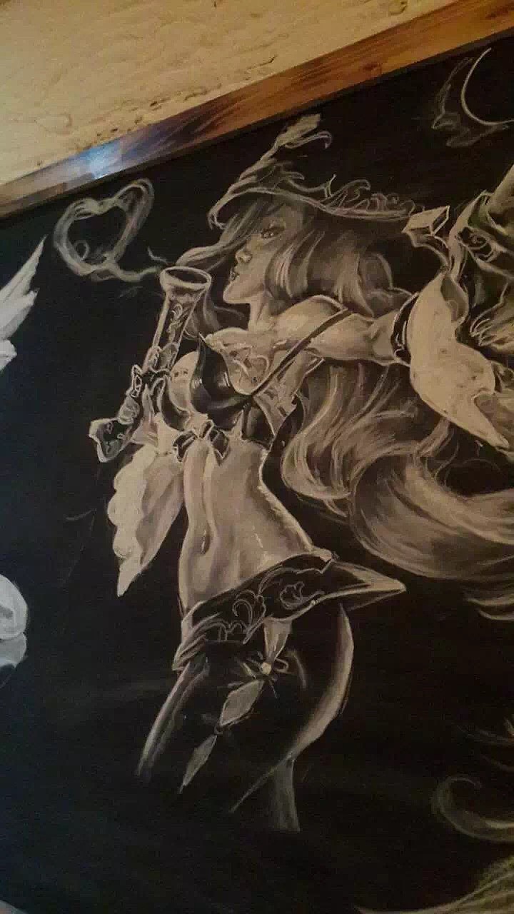 英雄联盟粉笔画（黑板画）（图ZNDc5MjA0ODA=） - 创作习作 - 站酷设计师seven风铃原创素材 - 站酷ZCOOL