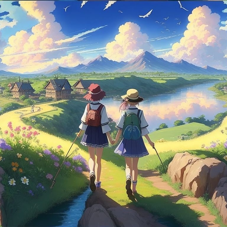 AI繪畫(huà) 2D動(dòng)漫場(chǎng)景（圖ZMzQxOTA4MDk2） - AI作品 - 站酷設(shè)計(jì)師辣條泡方便面原創(chuàng)素材 - 站酷ZCOOL