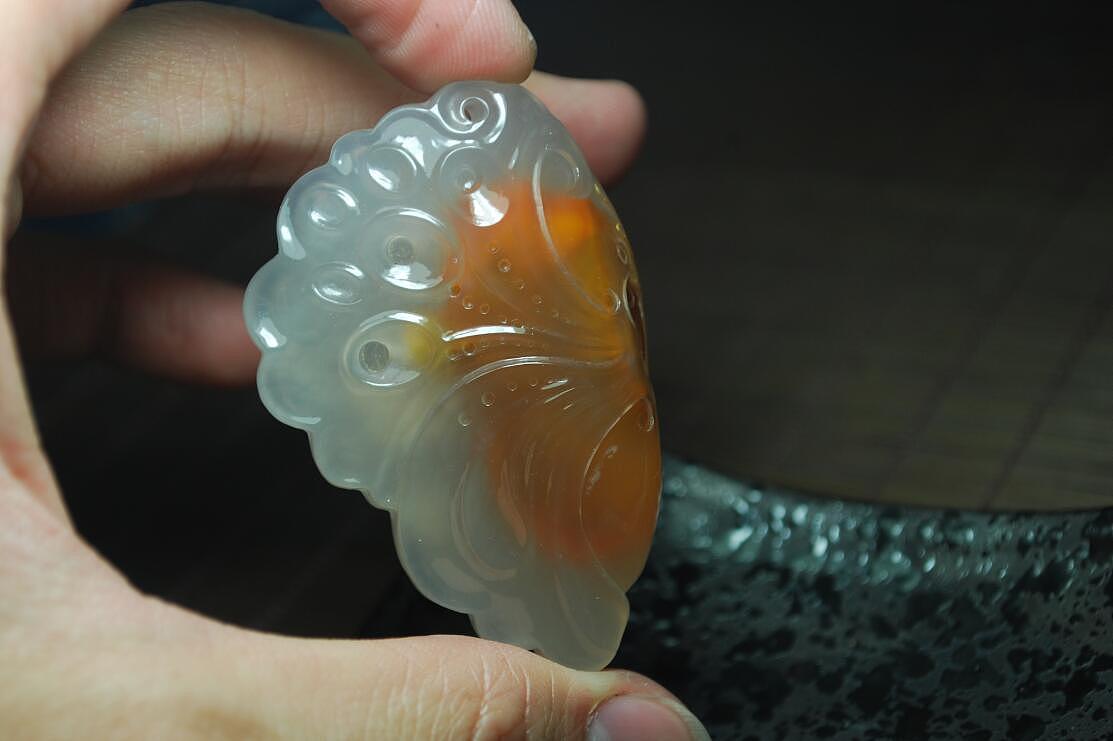 羽化（圖ZNzE0NjM1MzI=） - 首飾設(shè)計(jì) - 站酷設(shè)計(jì)師林浩玉雕工作室原創(chuàng)素材 - 站酷ZCOOL