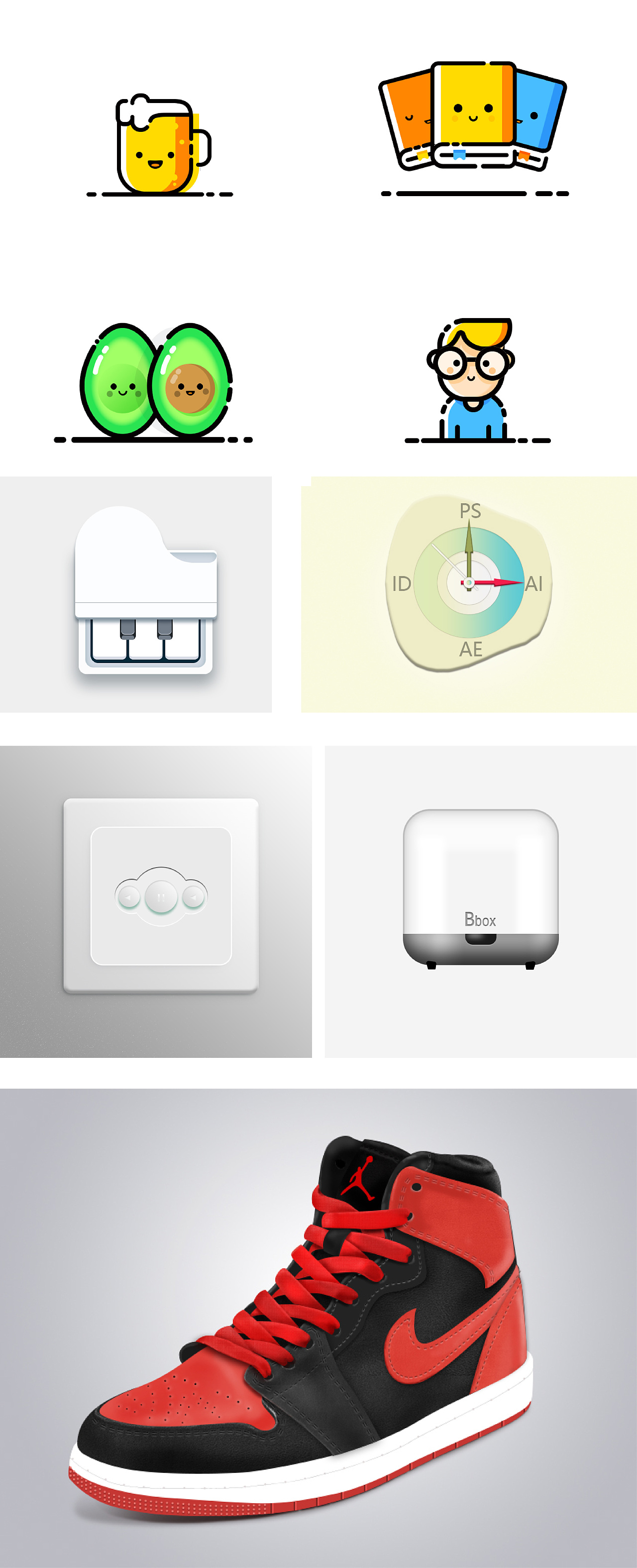 写实/图标练习（图ZOTc0NDc0MDQ=） - 图案 - 站酷设计师z三金宇原创素材 - 站酷ZCOOL