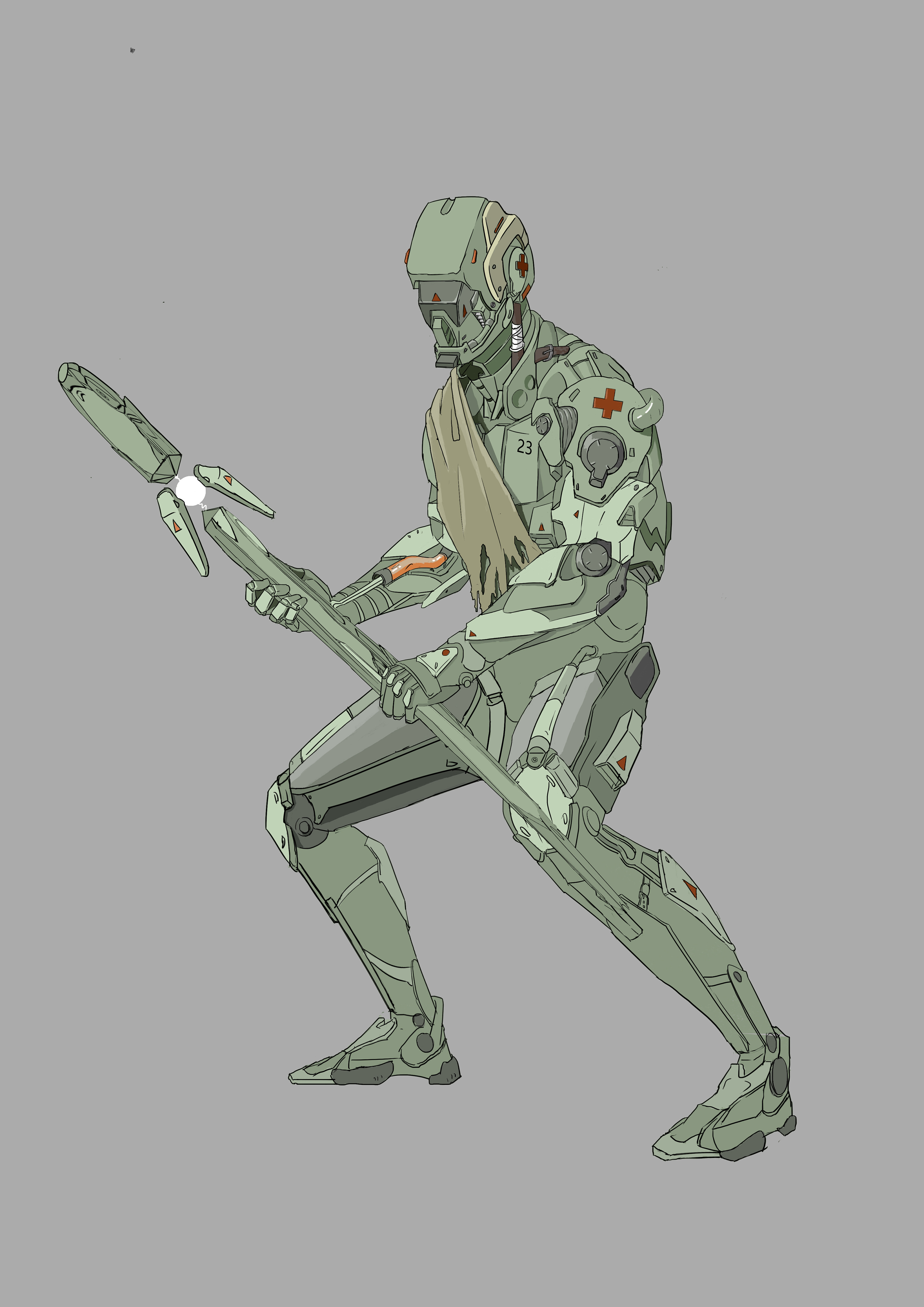 医疗兵设定|插画|游戏原画|chef1 - 原创作品 - 站酷 (zcool)