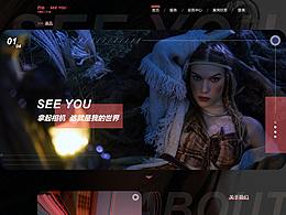 分享最近做的攝影官網(wǎng)網(wǎng)頁設(shè)計(jì)