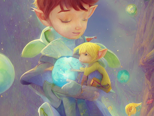 #AI创作实验室#小王子,玫瑰,精灵