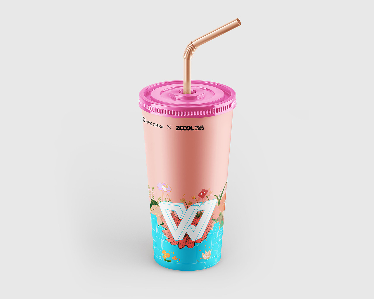 冰茶+鲜花（图ZMjY5NDQxOTYw） - 图案 - 站酷设计师布依海原创素材 - 站酷ZCOOL