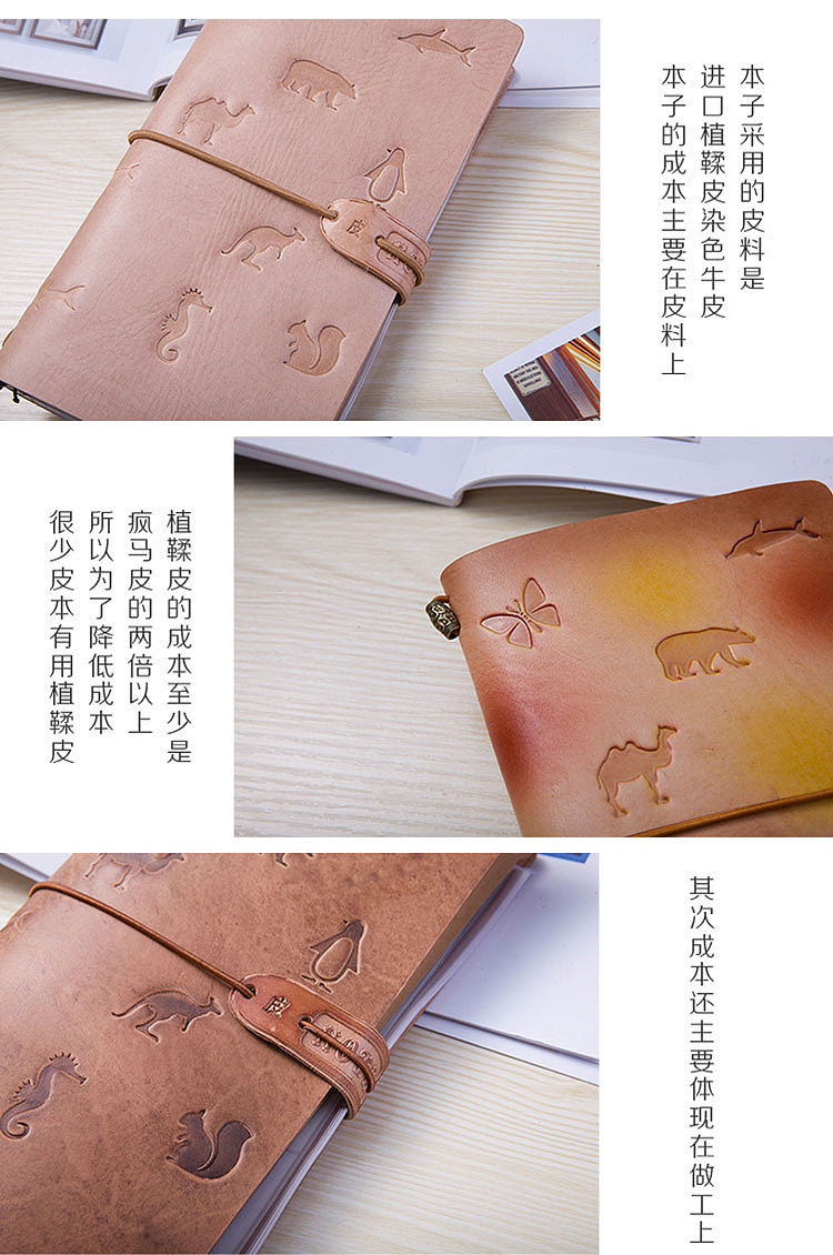 复古压纹手工皮本（图ZNzc1MDU5NzY=） - 工艺品设计 - 站酷设计师群星本册原创素材 - 站酷ZCOOL