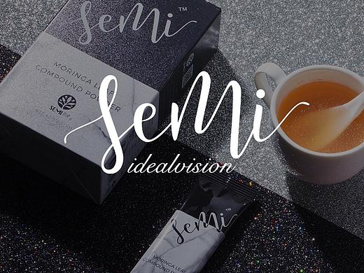 semi森米辣木叶复合粉产品包装及摄影