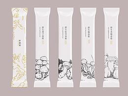 北方山奇包裝插圖設計