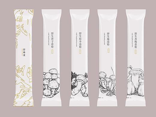北方山奇包装插图设计
