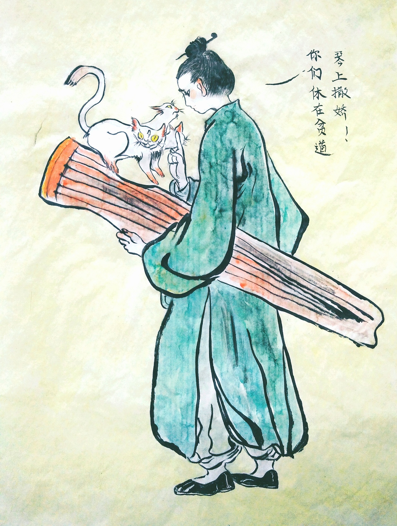 优秀的人真是多啊，最近临摹三白蝉的图。（图ZMTY4NjU2NDQw） - 艺术插画 - 站酷设计师DZ歌原创素材 - 站酷ZCOOL