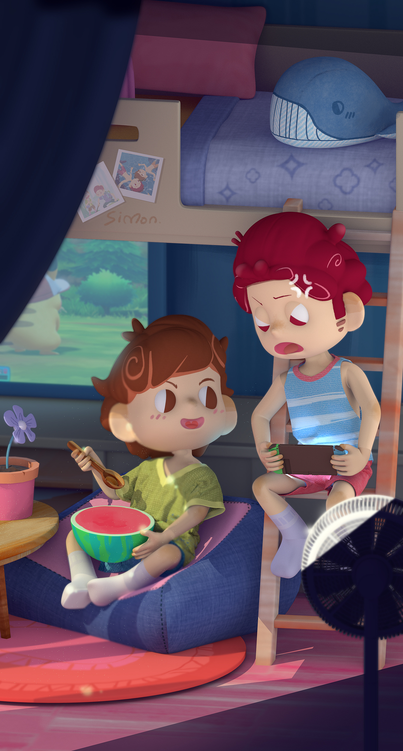 【三维插画】7月的瓜瓜瓜再来一个