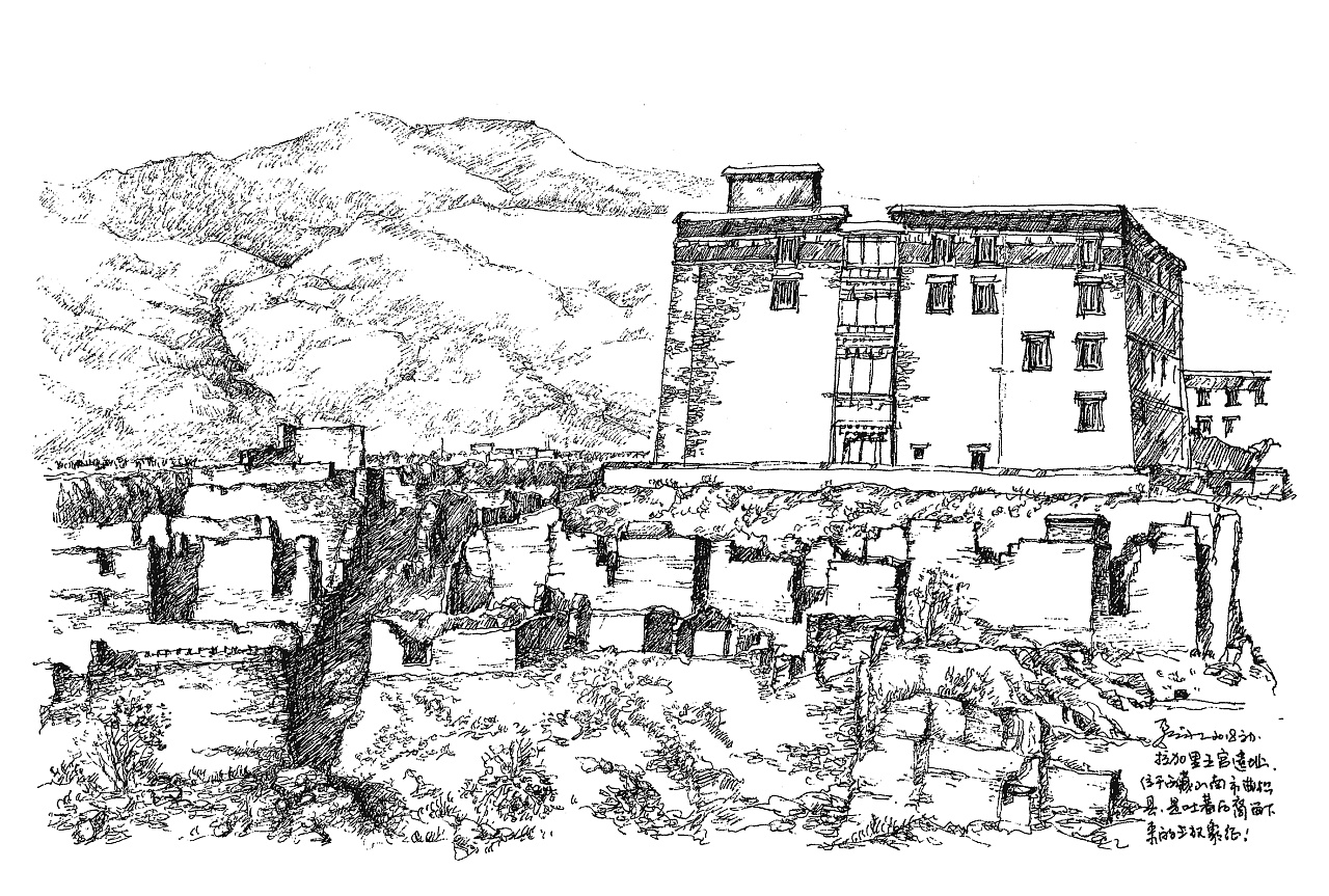 线相系列—钢笔画·高原