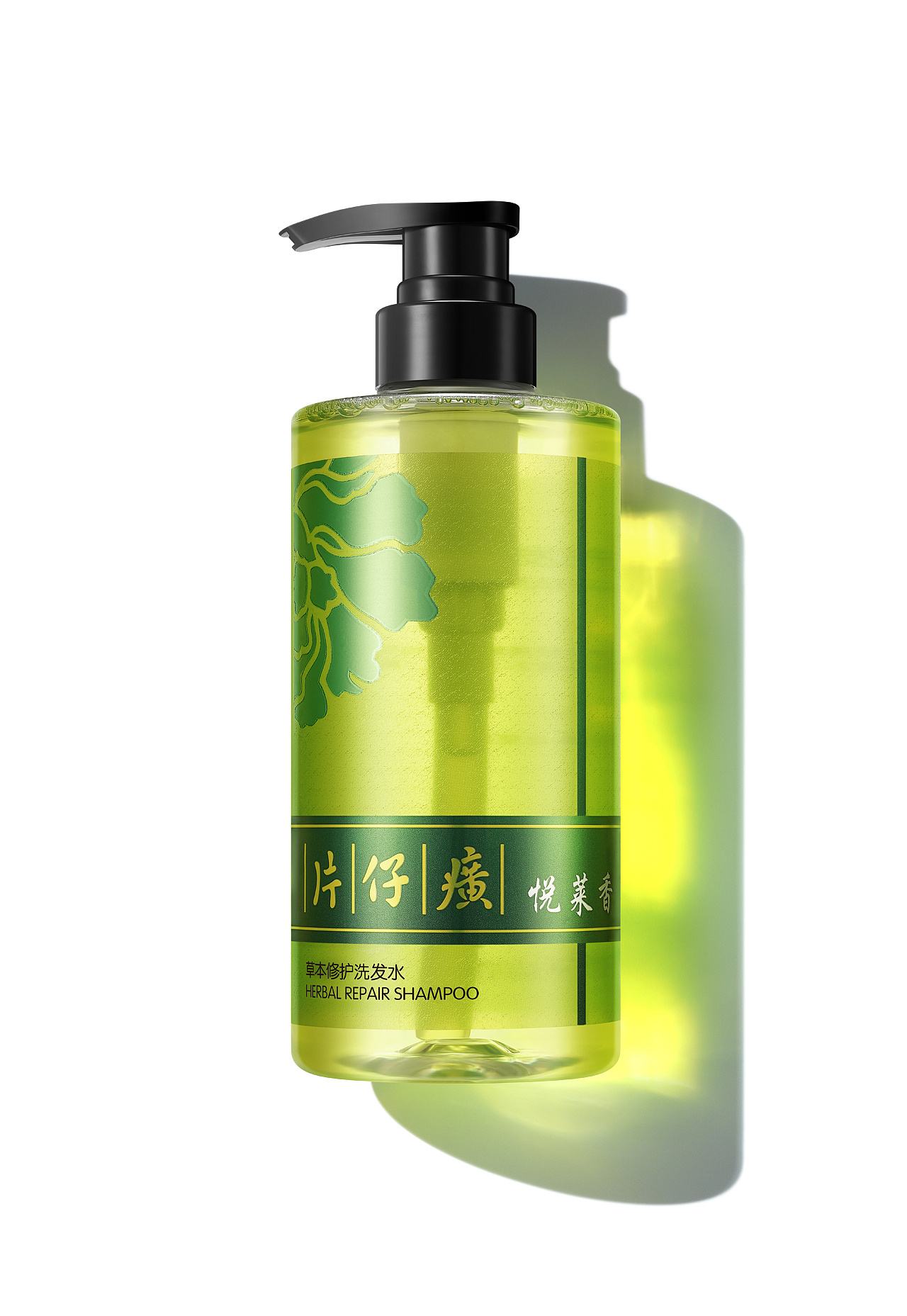 片仔癀洗护产品拍摄,洗发水包装设计