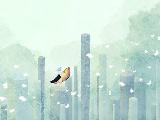 雨林光子（個(gè)人主頁(yè)-ZNjYxODM0ODg=） - 藝術(shù)插畫(huà) - 站酷設(shè)計(jì)師Yu魚(yú)白水原創(chuàng)素材 - 站酷ZCOOL