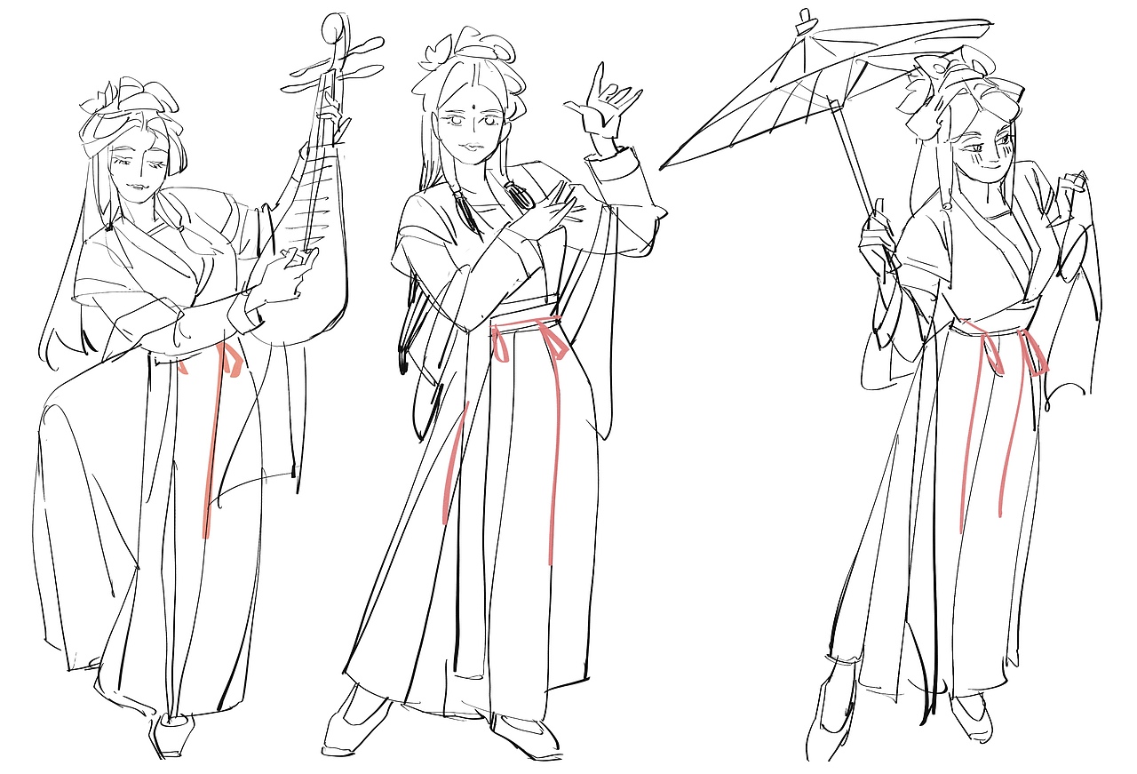 速写练习（图ZMjc5OTExNTMy） - 创作习作 - 站酷设计师拾ye则落原创素材 - 站酷ZCOOL