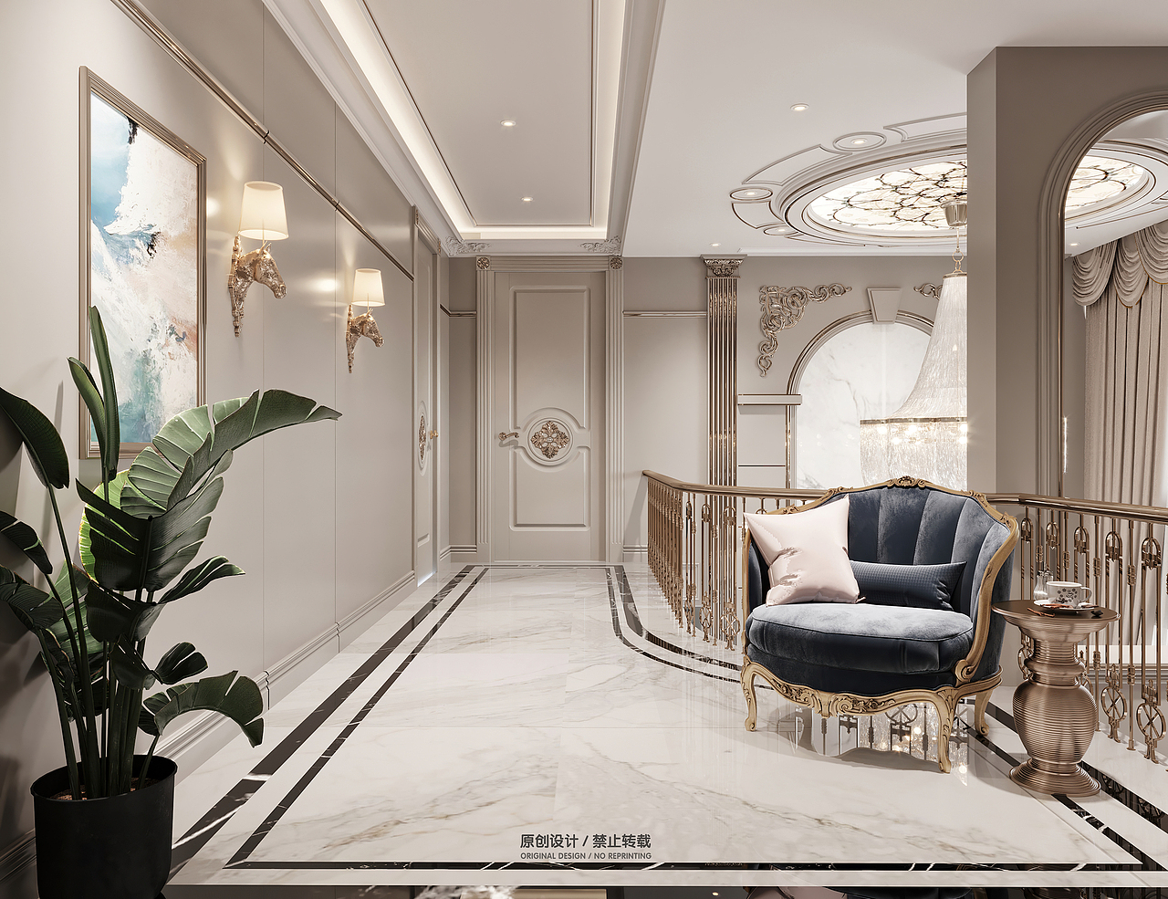 法式风格效果图表现