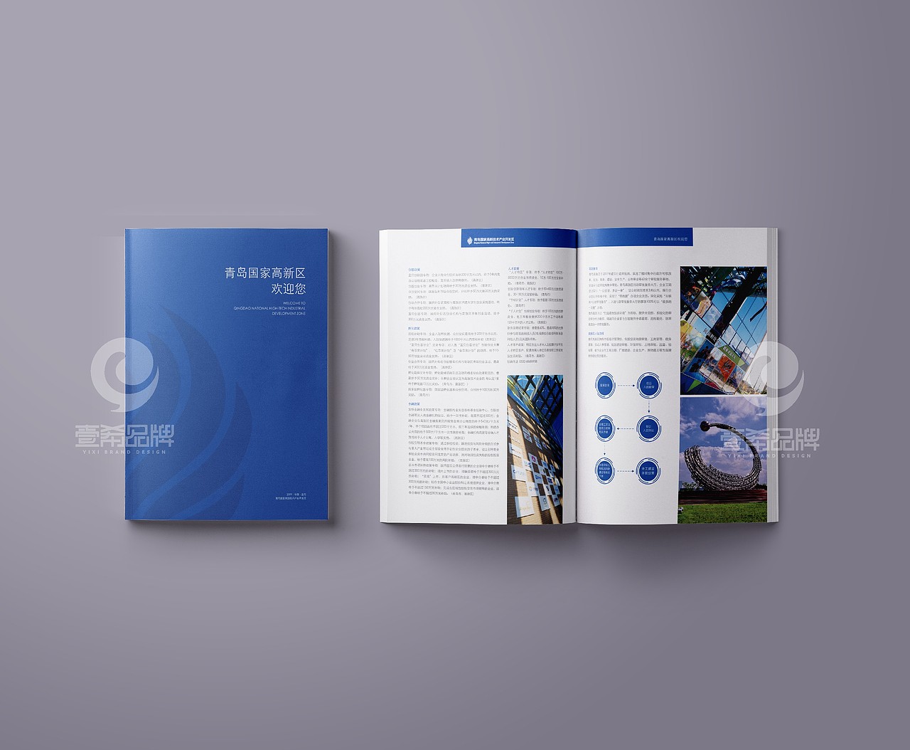 一希品牌设计--国家高新区招商画册宣传册设计