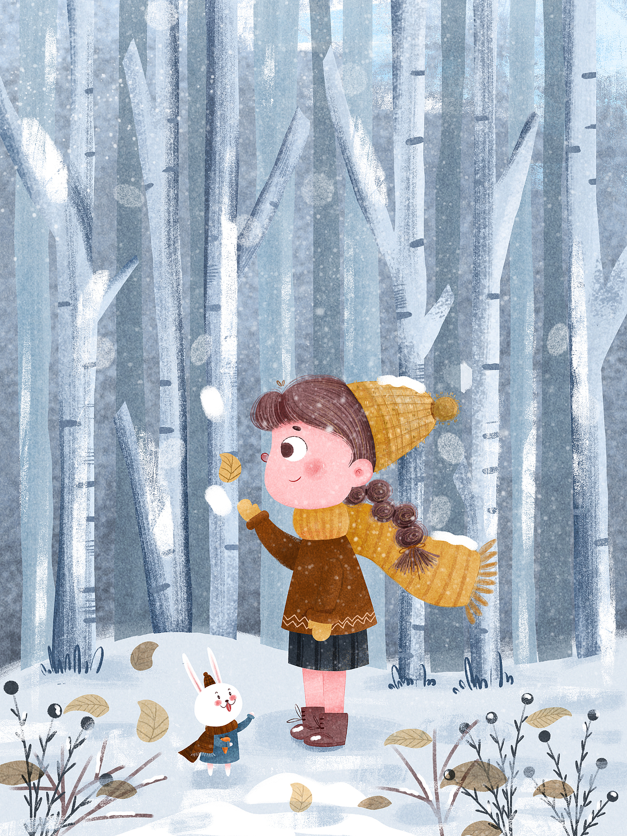 一年四季之春夏秋冬（图ZMjg5NDQyMjQ0） - 儿童插画 - 站酷设计师五月青原创素材 - 站酷ZCOOL