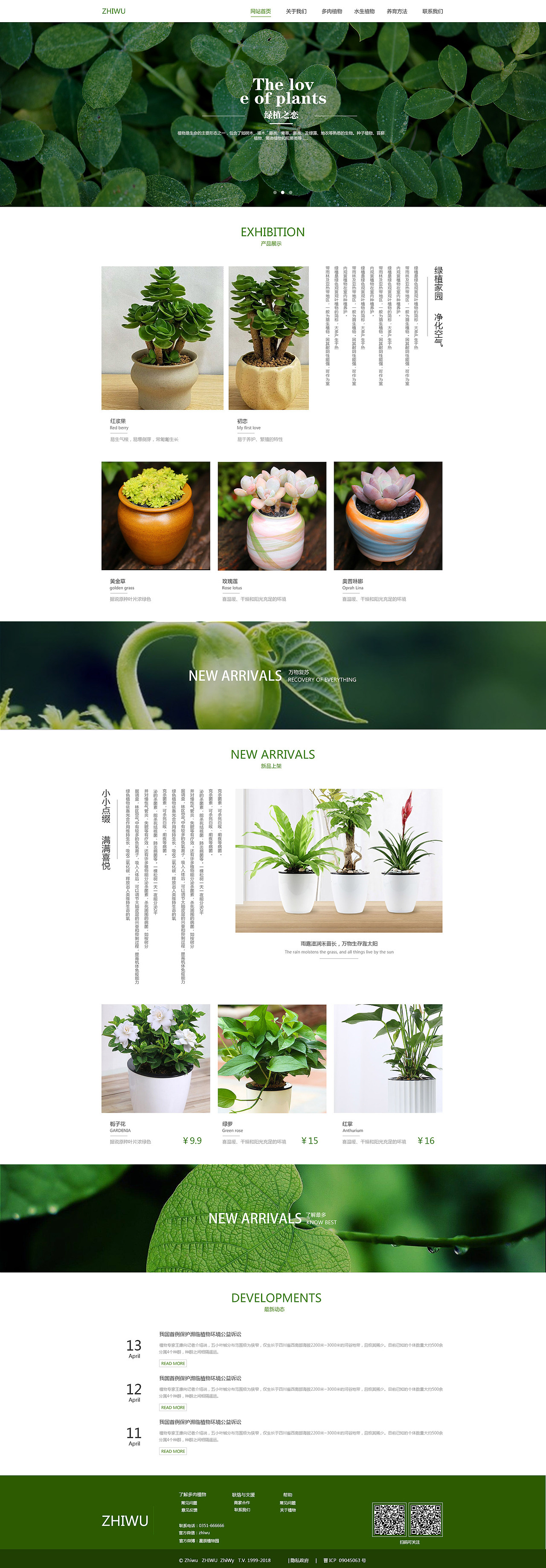 植物首頁（圖ZMTE4NjY5NjAw） - 企業(yè)官網(wǎng) - 站酷設計師勿忘初心wow原創(chuàng)素材 - 站酷ZCOOL