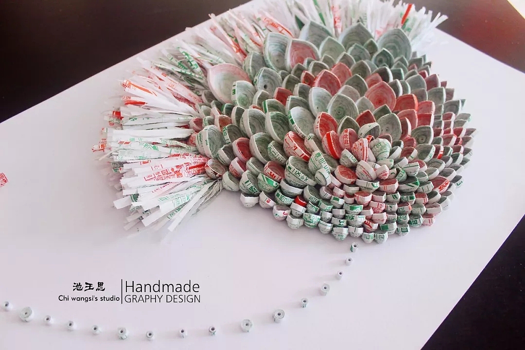 衍纸原创作品:《花时间》