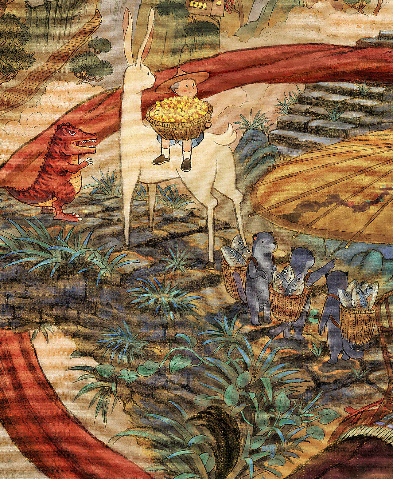 雨水（图ZMjkxNDMwNzgw） - 新锐潮流插画 - 站酷设计师大沥梁海强原创素材 - 站酷ZCOOL